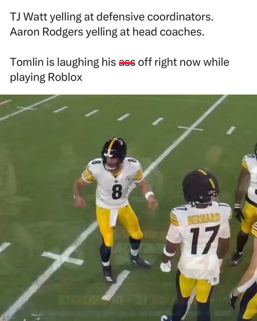 Steelers just spent the whole first half just yelling at eachother vs the Browns 😭

The Steelers have surprised a lot of people three weeks into this season, sitting at 2-1 and leading a tightly bunched AFC North where every team’s at 2-1 or better. Mike McCarthy’s offense is still finding its rhythm too, a rough four-sack, 4.8 yards-per-attempt outing in the Week 2 loss to the Patriots got followed up by Rodgers’ first three-touchdown game of the season in a 30-27 win over the Bengals.

The run game’s been a real bright spot through it all, Jaylen Warren rushing for 127 yards on just 17 carries last week shows this offense has more than one way to beat you. Now they head into Thursday night at Cleveland with a real shot to take early control of the division.

(h/t @nflmemes_ig)