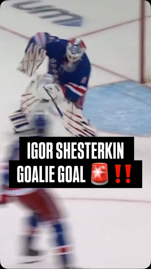 WE HAVE A GOALIE GOAL 🚨‼️