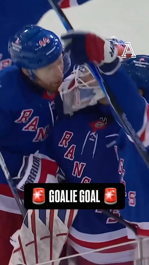 Igor Shesterkin scores the first goalie goal in New York Rangers history!

Shesterkin’s goal was the 21st by a goalie in NHL history.

“I will keep trying (to score),” he said postgame.