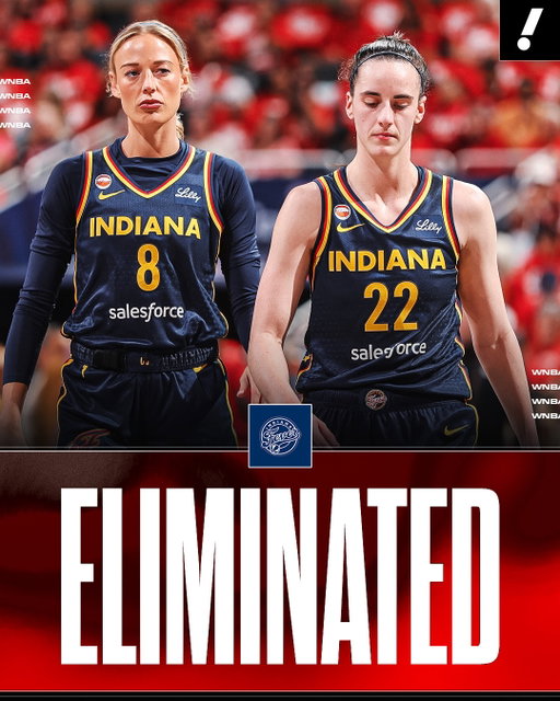 The Fever are eliminated from the WNBA Playoffs after losing to the Aces in back-to-back years.

Indiana’s quest for its first championship since 2012 continues.