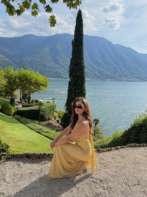 Como ver here 🪻✨

.
.
.

[Outfit of the day, fashion influencer, beauty influencer, Aussie content creator, summer outfit inspo, backless dresses, makeup of the day, lake como, villa balbianello, outfits I wore in Italy, halter neck dress, south asian content creator, long dresses, outfit inspo, clean girl makeup, outfit inspo 2026, summer fashion]