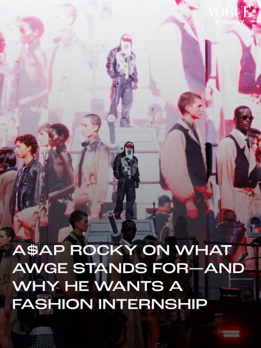 What does the acronym AWGE—pronounced “awg”—really mean? @luke_leitch sat down with @asaprocky to discuss his latest @awgenization collection, the luxury-streetwear collision, AWGE’s future, and which role in fashion he would like to sign up for. Go inside Rocky’s spring 2027 show with @luke_leitch at the link in bio.