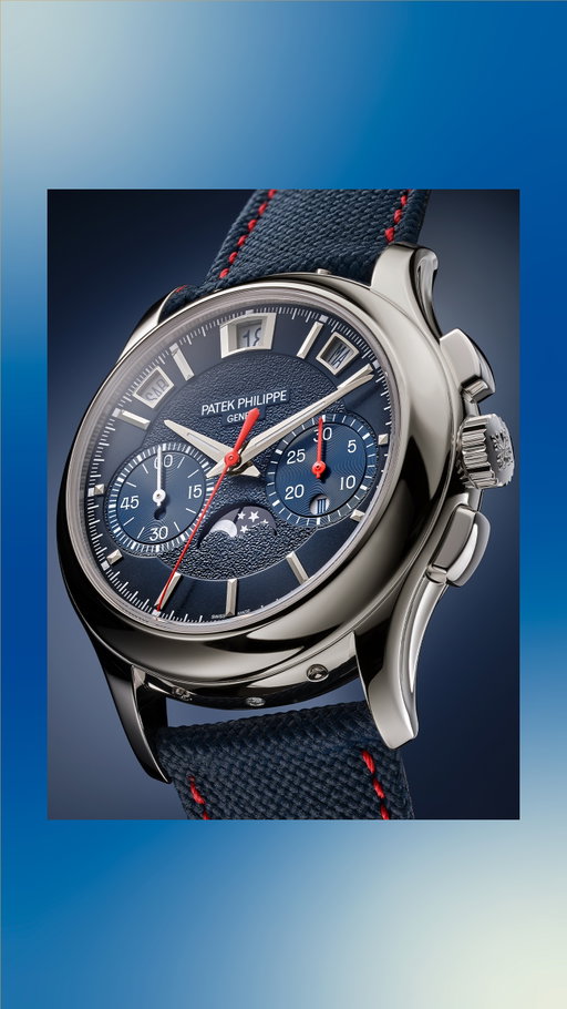 To mark the WATCH ART™ Grand Exhibition – Milan 2026, the Manufacture pays tribute to host country Italy with seven limited-edition timepieces. Each model underscores its exclusivity through a transparent sapphire crystal case back, with transfer-printed inscription “Patek Philippe Milano 2026”.

The Perpetual Calendar Chronograph, Ref. 5978 in platinum, exemplifies this spirit with a sunburst navy dial, textured and recessed at center, framed by white-gold hour-markers and dauphine hands. Three apertures arc across the face for day, month, and date – shown in Italian – joined by a moon phase and twin day/night and leap-year windows. Red chronograph hands and red-stitched navy strap bring a sporty finish, its stitching stops a quiet nod to the Italian flag. The instantaneous perpetual calendar with aperture-type display – a feat reserved for very rare timepieces – is based on an exclusive mechanism protected by two patents introduced in 2008 with Reference 5207 and currently featured in Reference 5308. This system ensures that the day, date, month and leap-year displays advance in 30-millisecond jumps. Meanwhile, the chronograph mechanism stands out with its traditional construction (manually wound, column wheel and horizontal clutch), protected by six patented innovations.

The Watch Art Grand Exhibition takes place at CityOval, CityLife, Milan, from October 2 to 18.

#PatekPhilippe #PPWatchArt2026 #PatekTime #PPWatchArtMilan2026 #PatekPhilippeGrandExhibition