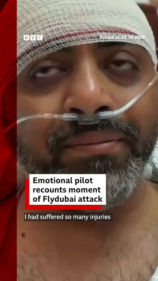 The Indian pilot who was attacked by his co-pilot on an Israel-bound Flydubai plane has received a call in his hospital bed from India Prime Minister Narendra Modi.
 
Visibly emotional, Capt Smit Machchhar said he fought back because he could not allow everyone on the flight to die.
 
He has been hailed a hero for opening the cockpit door, allowing passengers to overpower the attacker.
 
The flight, which had departed from Dubai, landed safely in Saudi Arabia. All on board survived.
 
Tap the link in @BBCNews’s bio to read what else they both said.
 
#BBCNews