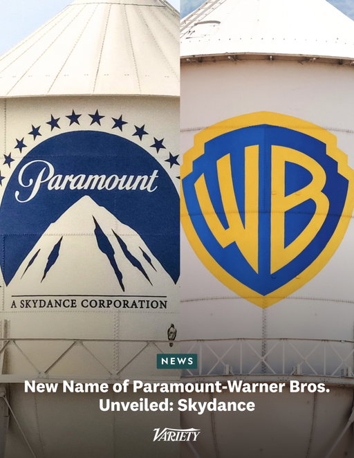 The soon-to-merge #Paramount-#WarnerBrosDiscovery will officially be named “Skydance,” according to chairman and CEO David Ellison:

• The deal forming the new Skydance is set to close Oct. 6

• The merger will combine two of Hollywood’s biggest movie studios; the HBO Max and Paramount+ streaming services; and TV businesses including CBS, CNN, MTV, TBS, Comedy Central, Food Network and more

• The new company’s entertainment franchises will span Harry Potter, Lord of the Rings, “Game of Thrones” and other HBO hits, the DC Universe, “Yellowstone,” “Mission: Impossible,” “Top Gun” and the Nickelodeon kids’ empire

Read the full story at the link in bio.