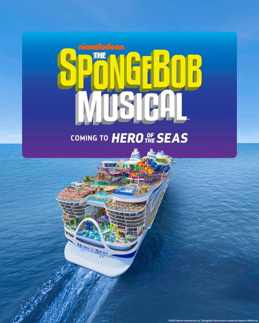 Who lives in a pineapple under the sea? 🍍 The SpongeBob Musical debuts on board Hero of the Seas summer 2027. Join @SpongeBob and his Bikini Bottom friends in this Tony Award-winning Broadway hit as the most iconic sponge under the sea races to save his town from volcanic destruction.