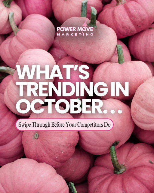 October trends just dropped and we’re obsessed 🫶🏻

Save this for the next time you’re staring at your phone like “wait what do I even post”
.
.
.
#digitalmarketing #socialmediamanagers #femalefounder #contentcreatorsclub #socialmediatips