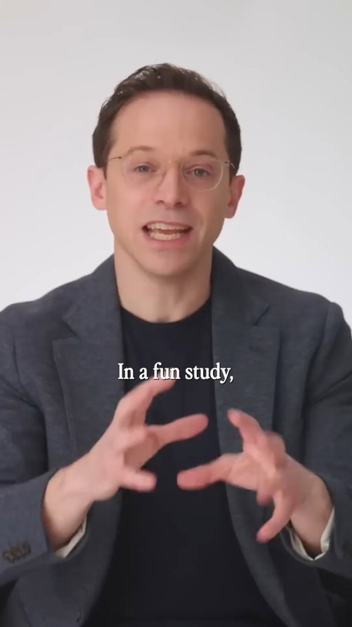 A study I wrote about in Inside the Box, in which researchers show that humans reliably overlook solutions that involve subtracting something, rather than adding.