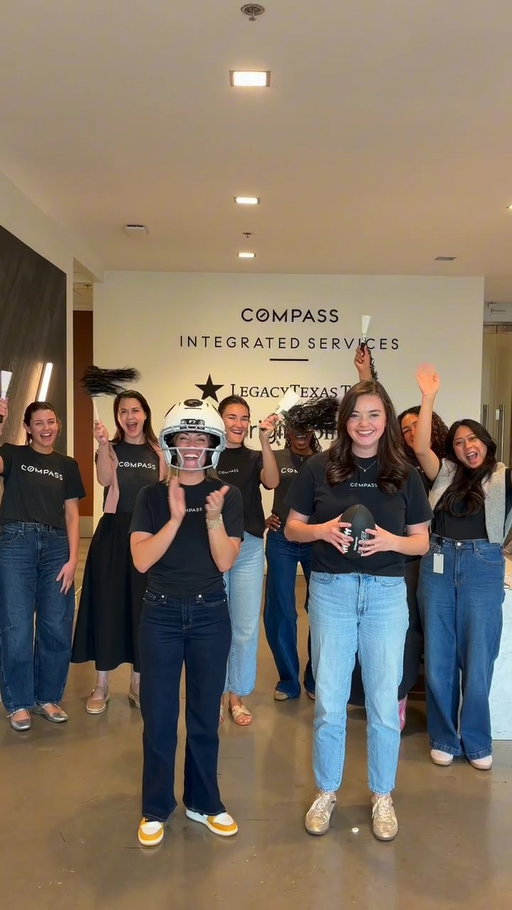 Compass DFW showed up in full force! 🖤🤍

 In honor of Compass’ 14th birthday, our six DFW offices celebrated #CompassSpiritDay with plenty of Compass pride, team spirit, and the energy that makes our DFW community so special. Cheers to 14 years of Compass and the people who make it what it is. 

Here’s a look at how Dallas-Fort Worth celebrated! ✨

#DFWSpirit