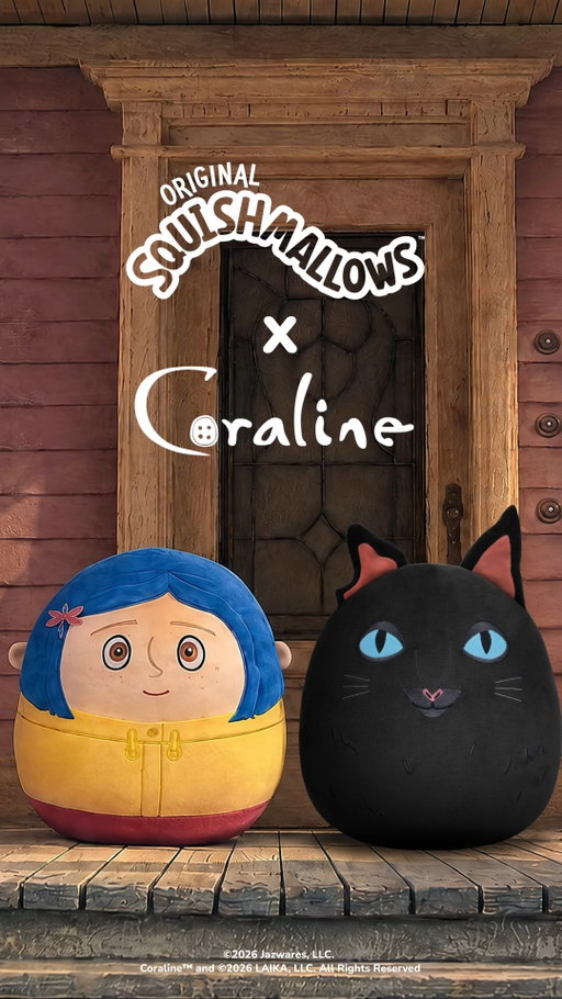 Ready to explore the Other World? Bring a friend... or two 🏠💙🐈‍⬛ Meet Coraline & Cat — available now on Amazon!