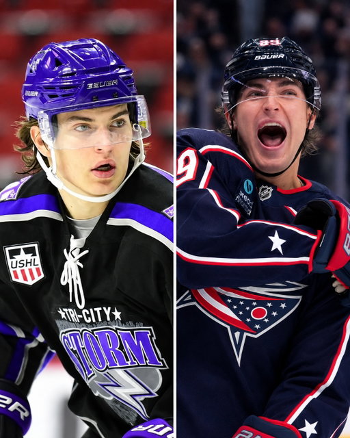 “Once I knew he had gone through this league, I knew this was where I wanted to be and what I wanted to achieve.”

In 2020, Matthew Knies spoke to USA Hockey about following his brother Phil into the #USHL.

Six years later, the Tri-City Storm alum opened his next chapter with two goals and an assist in his Blue Jackets debut. 🔥