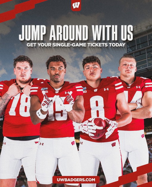 Back at Camp Randall this week, make sure we see you there! Get your tickets NOW at uwbadgers.com/tickets