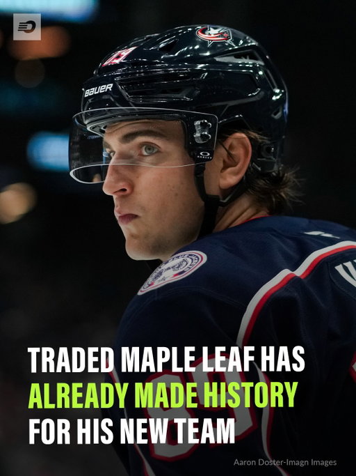 It’s taken no time for former Toronto Maple Leafs forward Matthew Knies to feel comfortable in his new home 👀🚨

Just days after the massive trade, Knies put up three points and scored twice in Columbus’s 6-3 season-opener rout of the Buffalo Sabres‼️

#nhl #leafs #bluejackets #toronto #columbus
