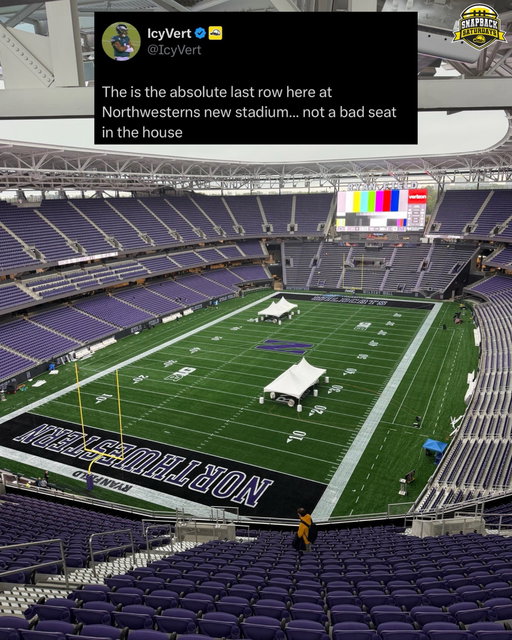 College Football ICYMI: Touring Northwestern’s new $900M Football Stadium (Live Stream) 🚨

Ryan Field might be the coolest football stadium in all of football! 🏈 

Watch the full Ryan Field tour on Snapback Sports YouTube! 📺 

(Follow @snapbacksports_ & @snapbackuniversity_)