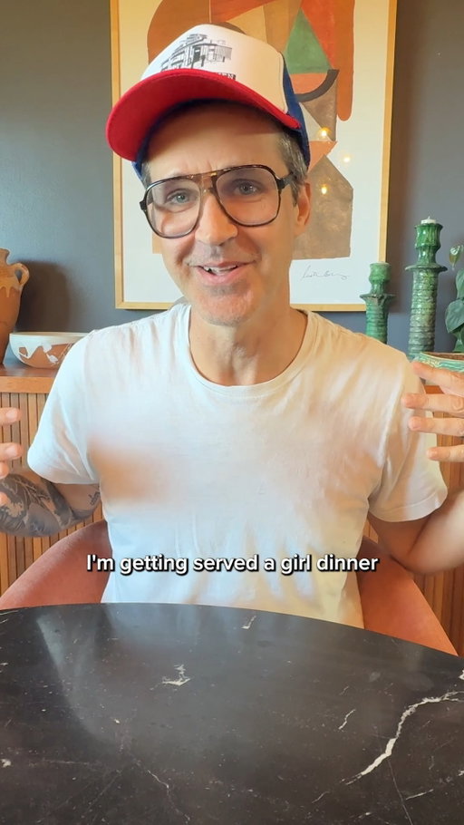 Rhett & Link try 🎶 girl dinner 🎶 made by Jessie and Christy in this week's new @mythicalsociety vlog!