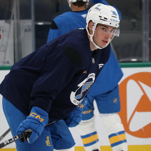 Adam Jiricek will become the first Blues rookie defenseman to make his NHL debut on Opening Night since Vince Dunn in 2017. #stlblues