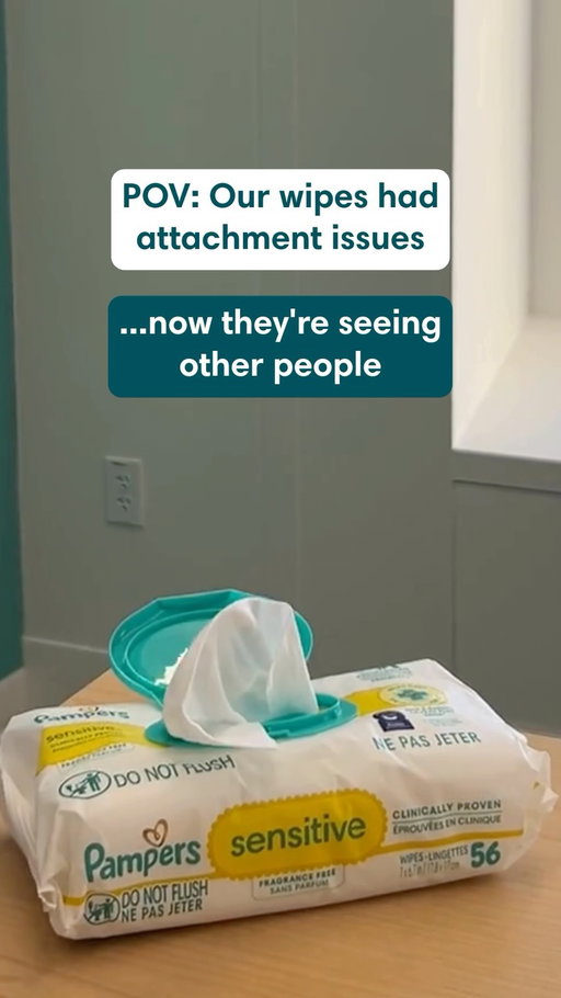 Our wipes had attachment issues. Consider this their breakup announcement.