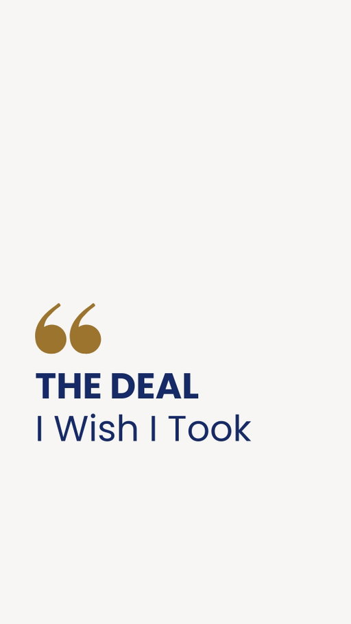 I’ve passed on deals that later turned into major success stories.

And when you see that company making headlines years later, it’s easy to think, “”I should have said yes.””

But that’s not how good investment decisions should be judged.

1. A good outcome doesn’t make a past decision wrong.
You made the best decision you could with the information available at the time.

2. The reasoning matters more than the result.
Maybe the numbers didn’t work. Maybe the documentation wasn’t there. Maybe the ownership or terms raised questions. Those were valid reasons to pass.

3. Hindsight changes everything.
We know what happened next. You didn’t when the decision was on the table.

The goal isn’t to get every deal right. It’s to have a process you trust and stay disciplined when the outcome isn’t what you expected.

Follow for more on how investment decisions get made.