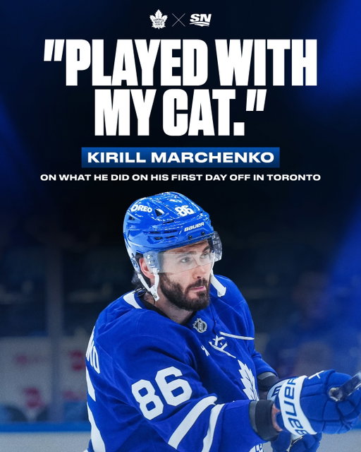 After a whirlwind week, Kirill Marchenko decompressed with some quality time with his pet cat Alex 😺