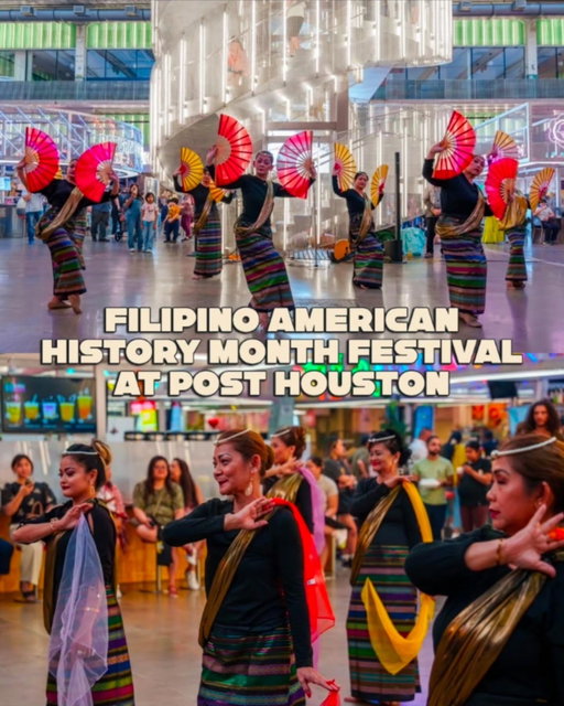 🇵🇭 Filipino American History Month gets a full-day celebration at POST Houston on Sunday, October 11.

The free festival spans The North Docks, POST Market and the X Atrium, with Filipino food, cultural performances and community activities. Chef Nancy is preparing Rodrigo’s Roast, a pork belly Adobo with a crisp crust, while a two-round siopao eating contest takes place at The Docks.

The music lineup includes Bay Area rapper NUMP, Ira Perez, Tropical Rhythms, Cameron Concepcion Band, iv jeull, 6ix Elements and Elow The Great. B-girls from Houston join B-Girl Eden and District Arts for a breaking showcase, while FYP Cultural Ambassadors present Filipino dance, music and traditional attire. 🎤

Community activities include pickleball, Mahjong, kids’ crafts and an interactive Houston Rockets and Houston Comets activation. The Philippine Consulate General in Houston is hosting an Overseas Voter registration booth for the 2028 Philippine presidential elections.

🎫 Visit the link in bio to RSVP and view the full event calendar. 

📍 @POSTHTX, 401 Franklin
✍️🏽 @MadmanMario