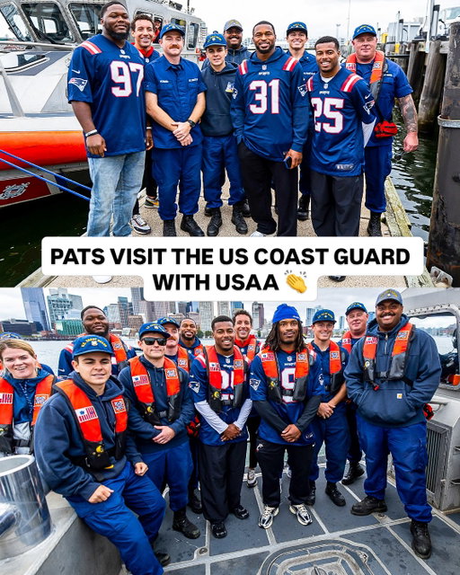 It was a special day visiting the US Coast Guard Base Boston with @usaa 👏