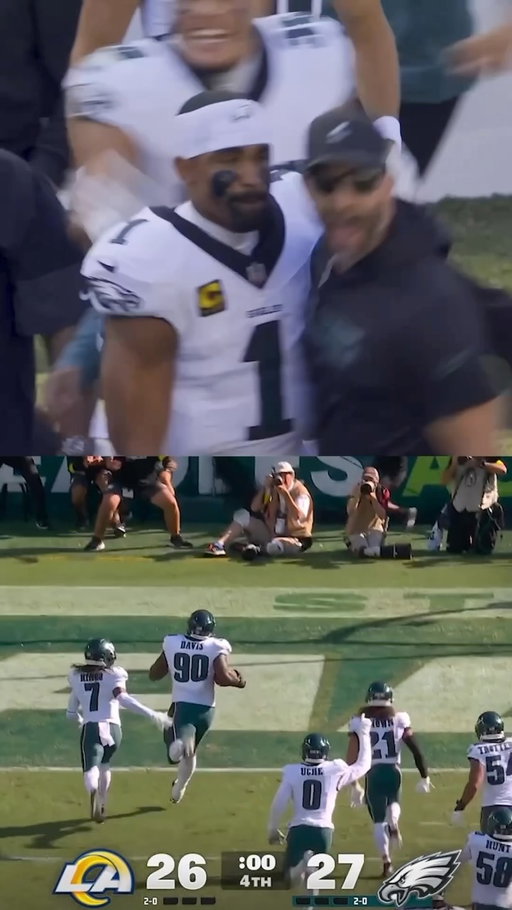 knew his guy would make a play 🦅

LARvsPHI – Sunday 1:00pm ET on FOX/FOX One
Stream on @NFLPlus