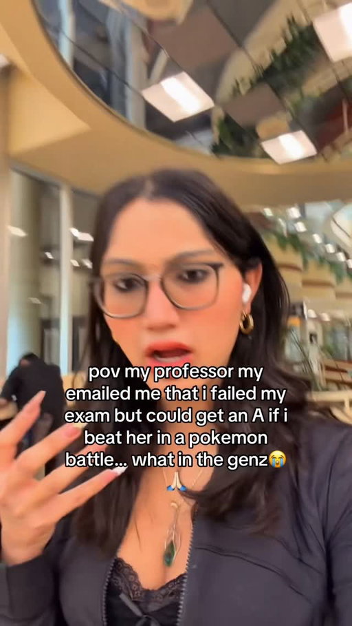 Would you battle your professor for an A—yes or no? 😭

pov my professor emailed me that i failed my exam but could get an A if i beat her in a pokémon battle… what in the gen z 😭🙏🏻
studied the wrong material apparently… should’ve studied type advantages 💀

professor pokemon battle
failed my exam
pokemon battle for an A
funny professor email
gen z professor
pokemon grade challenge
college exam results
battling my professor
pokemon battle challenge
college student life
university student struggles
unexpected professor email
funny college moments
pokemon card battle
exam grade plot twist
professor offers second chance
academic comeback
college humor
student life storytime
pokemon exam redemption
what in the gen z

#Pokemon #CollegeLife #GenZ #CollegeHumor #AcademicComeback