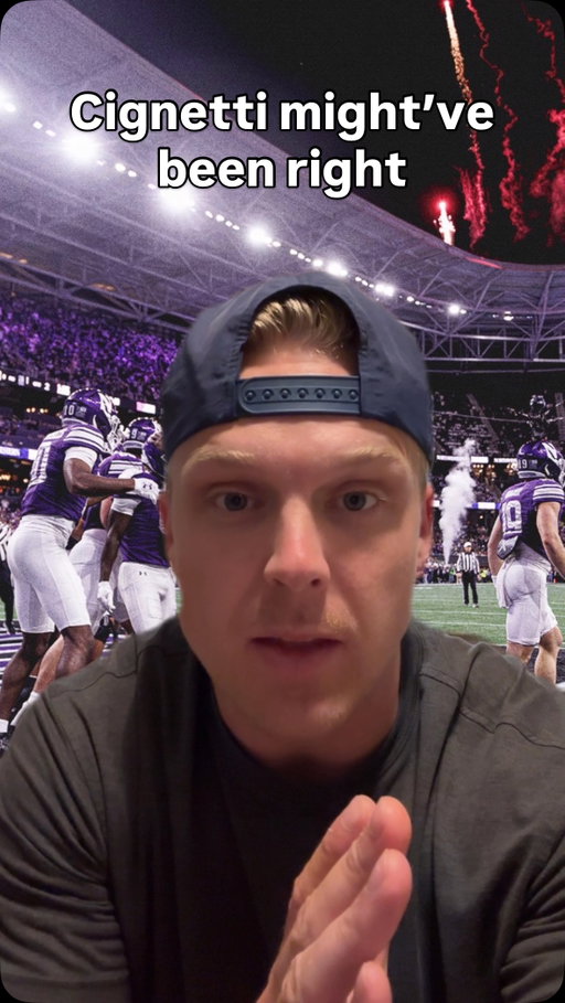 Cignetti told all of us Northwestern was a good football team and the majority of CFB laughed in his face. Punchline culture strikes again.