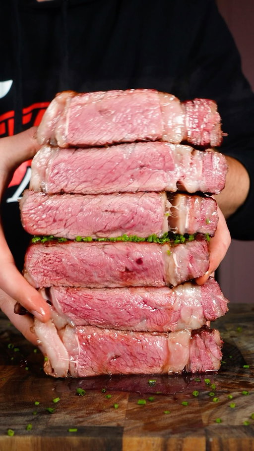 Triple Steak Stacks make me smile 😊🥩
