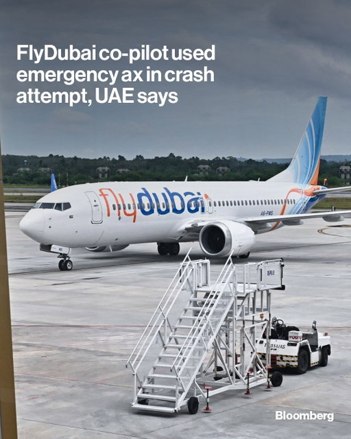 Investigators probing the near-catastrophic Dubai to Tel Aviv flight said the FlyDubai co-pilot attempted “a terrorist operation” when he assaulted the captain in the cockpit with a crash ax. Tap the link in our bio for more.

📷️: Lillian Suwanruphal/Getty Images