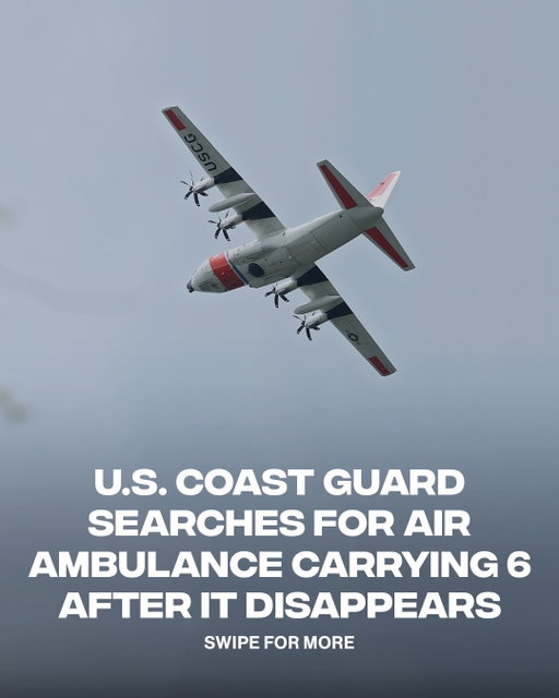 The U.S. Coast Guard has launched a search for an air ambulance carrying six people that went missing while flying from Bermuda to Boston early Saturday, Oct. 3. 

The Gulfstream G100 departed L.F. Wade International Airport for Boston Logan International Airport before losing contact with air traffic controllers. According to officials, the FAA issued a search and rescue alert and notified the Coast Guard around 2 a.m. Crews are searching off the coast of Nantucket by air and sea, with teams from Air Station Cape Cod, Station Brant Point and the Coast Guard cutter William Sparling involved in the response. Authorities have not released further details about the people aboard or what caused the aircraft to lose contact.

(📸: Getty)