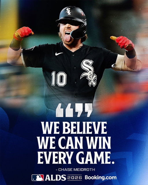 The White Sox are full of confidence after winning their first Postseason series in 21 years. 

Next up: Game 1 of the ALDS in Cleveland, Saturday at 1 pm ET on TBS and HBO Max.
