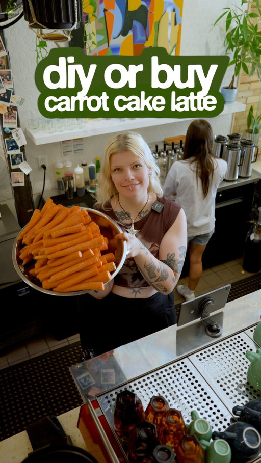 Diy or Buy: Carrot Cake Latte

If you haven’t heard by now, we’re selling our commercial recipes for coffee shops. Kind of a sell-out move, I know. But the $35 it costs for all our recipes is going to a good cause. Feeding my two cats. And funding the creation of more videos like this. 

While we’re on the topic of selling out: I might as well pack this caption with as many key search terms as possible. So, if you’re trying to find out “how to make a house-made carrot cake syrup for a carrot cake latte at home” we’ll put the full “at home, home-made carrot cake latte recipe” in the pinned comments.