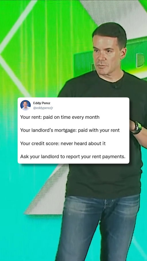 Unreported payment history 💳

Half a decade of perfect rental payments provides zero default benefit to a credit profile. Roughly four million renters would achieve a 620 credit score overnight if rent reporting was standard practice.

Monthly rent continuously satisfies a landlord's loan obligation, but credit agencies remain entirely unaware of those payments.

Send this to someone who has paid rent on time for years.

#creditscore #renting #homeownership #mortgagetips
