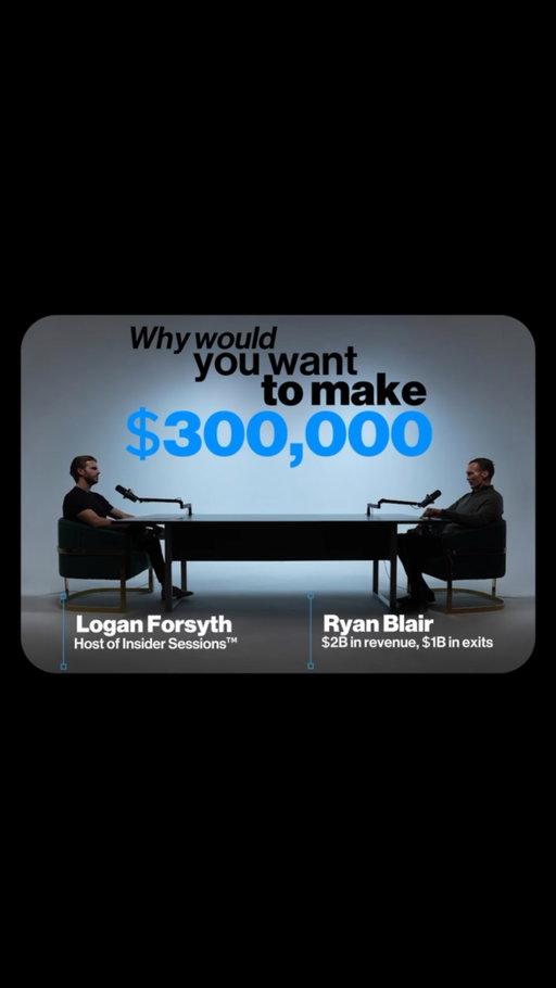If you’re founding a business and taking profit at 7 figures, you’re doing it wrong. Comment “WATCH” and we’ll send you the full episode 👀