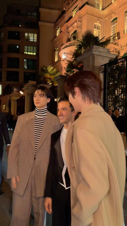 @harit_keng and @nampingster arrive and greet fans at the #BoF500 Gala in Paris to celebrate The Class of 2026.