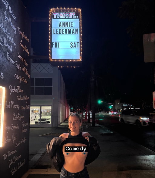 Two more shows tonight at @comedystorelj 🤣🤣