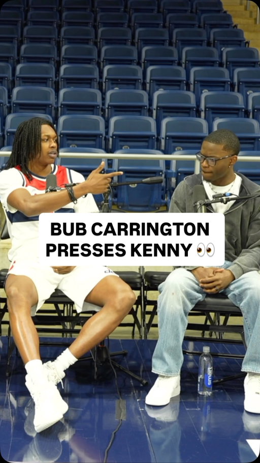 You know never who might be watching 😂 Our episode with the @washwizards is out now!