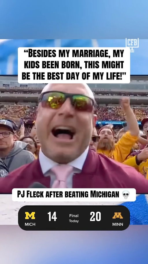Vibes couldn’t be higher for Minnesota 😂🛶

#cfb #collegefootball #ncaafootball #bigten #minnesotagophers