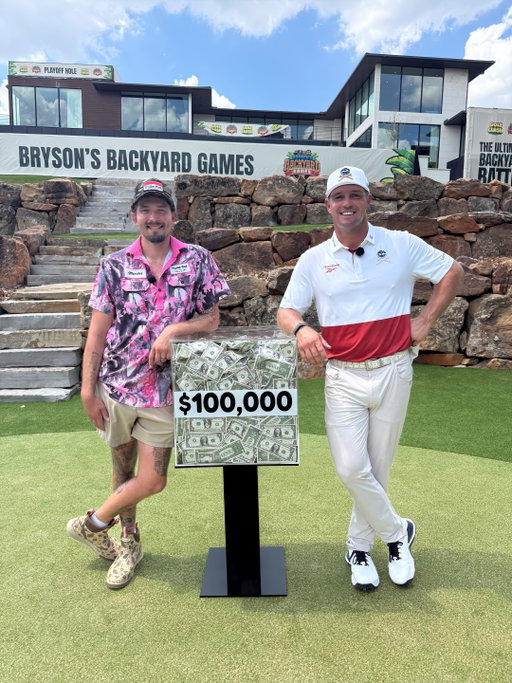 That Chance guy is a dawg. 

What a great time it was hosting everyone and filming the first ever Backyard Games. Congrats to @chancetaylorgolf on going all the way and taking me down in the Final Boss Match. Bro has a crazy short game! 🔥

Should we run this back next year?