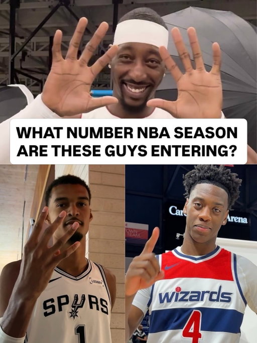 From JDub’s 🤚 to AD’s ☝️🤚 NBA players from YEAR 1 to YEAR 24 showed us what season they are entering! The 2026 NBA preseason starts TONIGHT.