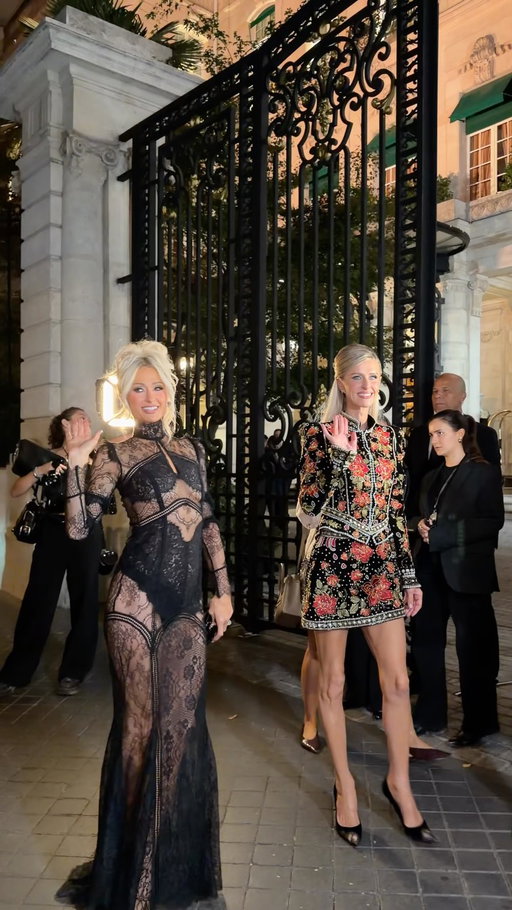@parishilton and @nickyhilton arrive at the #BoF500 Gala in Paris to celebrate The Class of 2026.