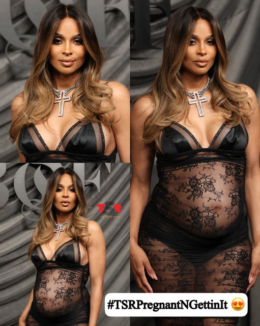 #TSRPregnantAndGettinIt: Hot mama! 😍 #Ciara pops out at the BoF500 Gala during Paris Fashion Week. 🔥 (📸: @gettyimages) ✍🏾: #TSRStaffLG