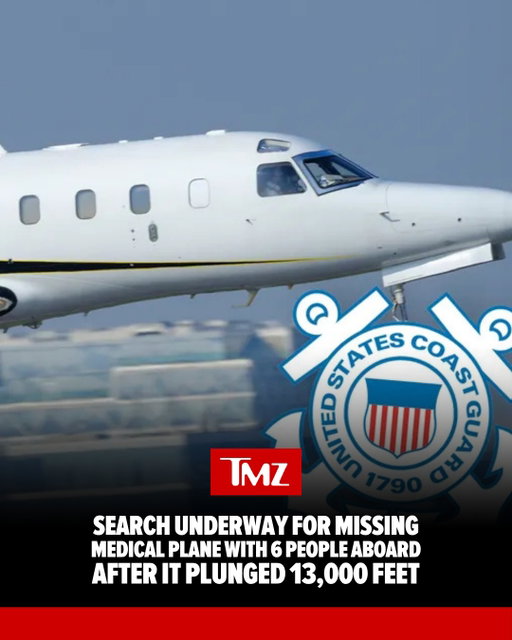 The U.S. Coast Guard is searching for a missing medical plane carrying 6 people ... after it plunged nearly 13,000 feet in just a couple minutes.

Details at the link in bio