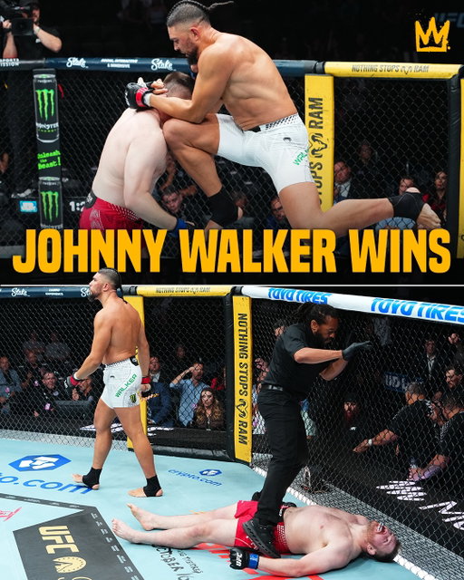 The Johnny Walker heavyweight era has arrived 😝 #UFC332