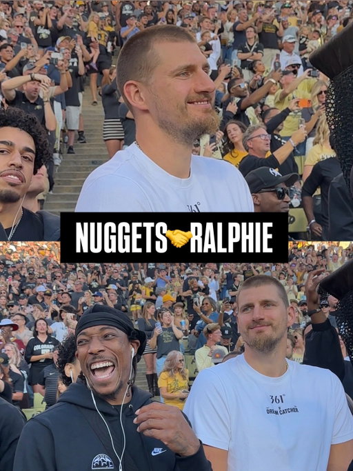 Nikola Jokic, Ralphie guy. 🦬

#GoBuffs | #ForeverFolsom