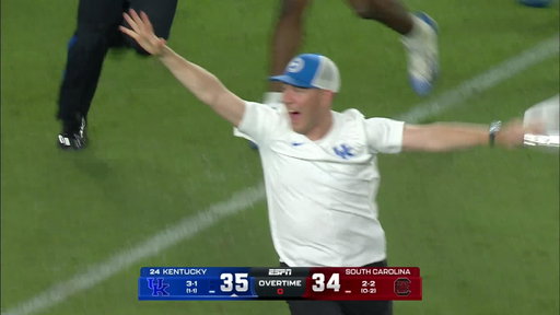 KENTUCKY 2-POINT CONVERSION WINS IT IN OT! 🚨

@UKFootball x 📺 @SECNetwork