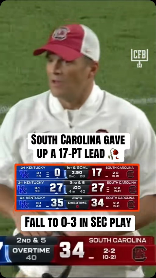 How hot is Shane Beamer’s seat? 🪑

#cfb #collegefootball #ncaafootball #football