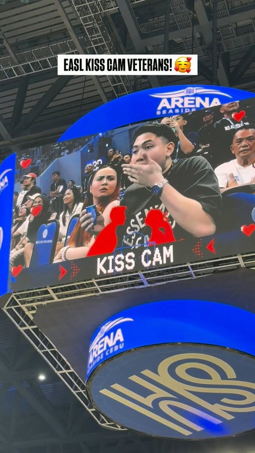 Not a game in the PH without a @ned.neddd and @isabellelazo kiss cam! 😆

#EASL #NextLevel