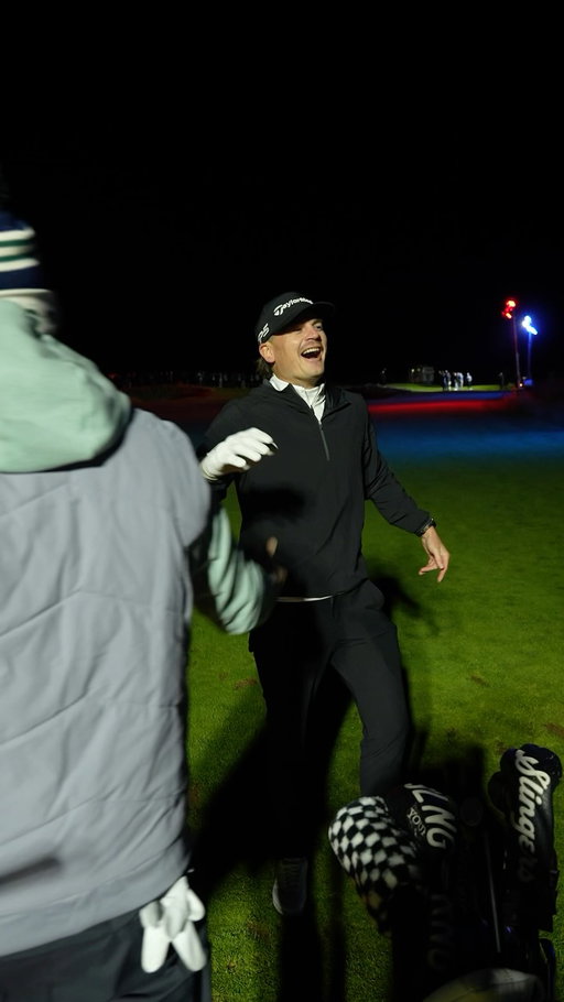 A legendary moment at the @BMW M Night Golf Shootout 💥 the stage is set for the 11th edition of the @pgascramble presented by @BMW National Final